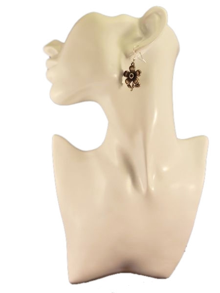 Blumen Ohrringe Vintage Optik Flower Blüte